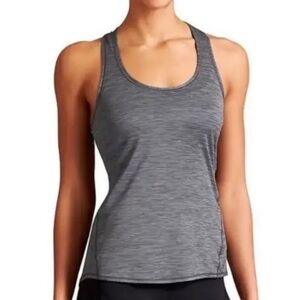 Athleta Gray Racerback Tank Top